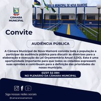 Convite à Audiência Pública